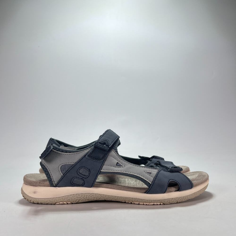 Earth Origins Skylar 3 Dark Navy Blue Casual Hiking Sports Sandals Women's Sz 9M